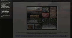Desktop Screenshot of mayaresearchprogram.org